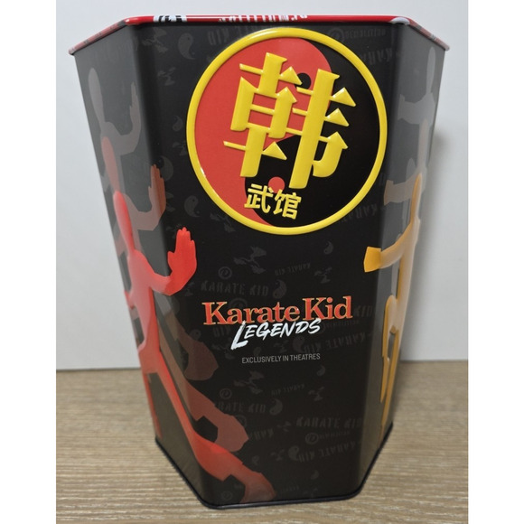 Karate Kid Legends Tin Popcorn Bucket Cinemark Exclusive 2025 New in Hand - Picture 9 of 9